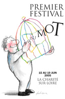 Affiche du festival du Mot 2005