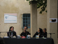 Aurélie Kieffer, Vincent Delecroix et Marie Rose Guarniéri.