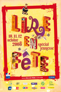 L'affiche de Lire en fête 2008