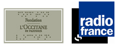 Les logos de la fondation l'Occitane et de Radio France