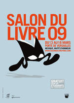 Affiche du salon du livre 2009