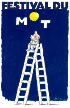 L'affiche du festival du mots