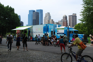 La "bookmobile" à New York