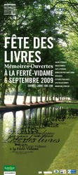 affiche de la fete du livre de la Ferté-Vidame