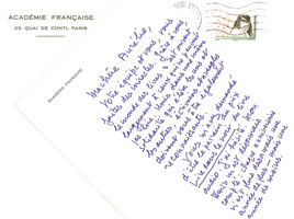 La Lettre de Jean d'Ormesson