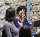 La chanteuse Clarika et Aurélie Kieffer à Manosque