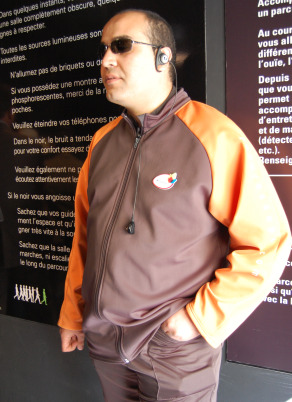 Mohammed, guide non-voyant au Futuroscope