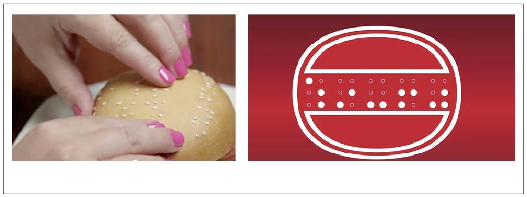 Les hamburgers en braille de Wimpy