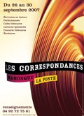 Affiche des Correspondances de Manosque 2007