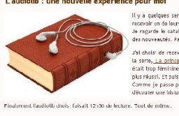 Audiolib et les blogueurs