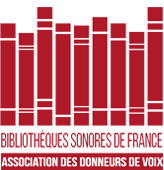 Logo des Bibliothèques Sonores de France, de l'Association des Donneurs de Voix